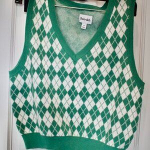 Artizia Sun-Deh Green Sweater Vest